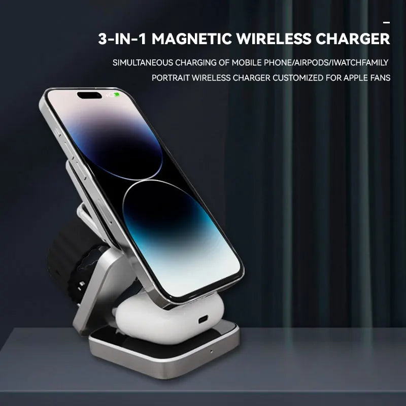 DamasLux TriCharge: The All-in-One Wireless Stand - Dam002