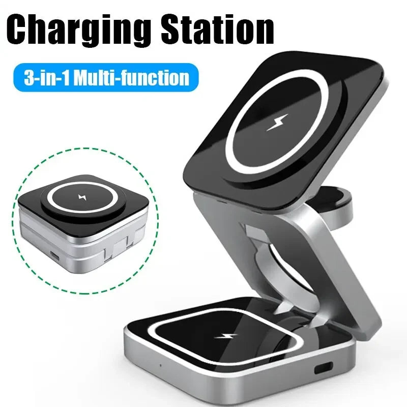 DamasLux TriCharge: The All-in-One Wireless Stand - Dam002