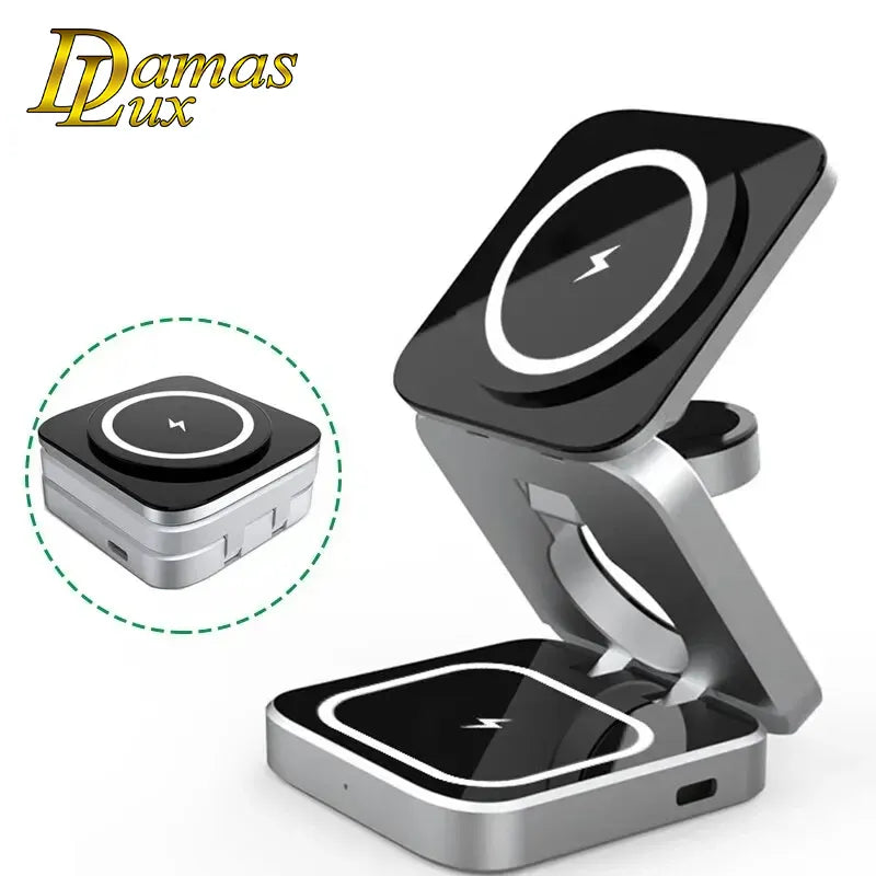 DamasLux TriCharge: The All-in-One Wireless Stand - Dam002