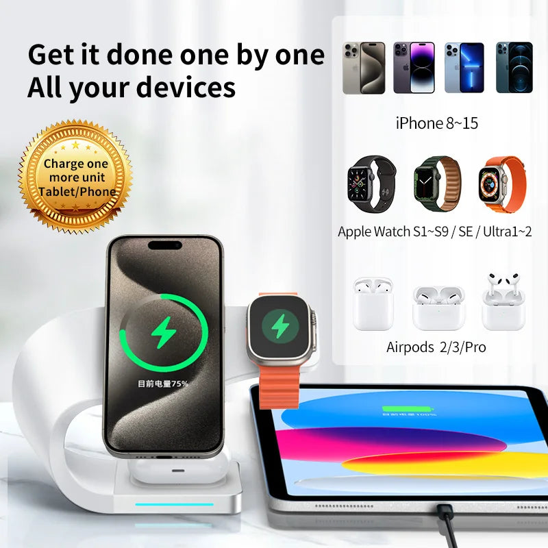 Stylish Magnetic Wireless Charger Stand 15W
