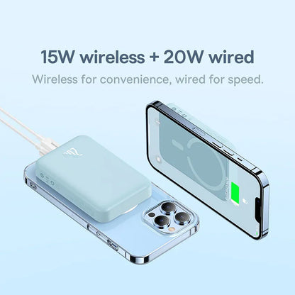 Mini Magnetic Wireless Fast Charge Power Bank 10000mAh 20000mAh