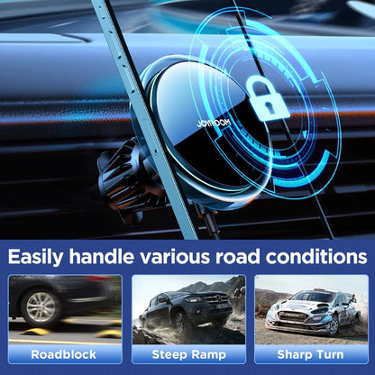 Wireless Charging Magnetic Car Phone Holde