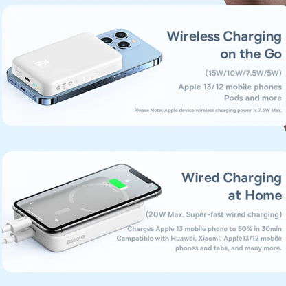 Mini Magnetic Wireless Fast Charge Power Bank 10000mAh 20000mAh